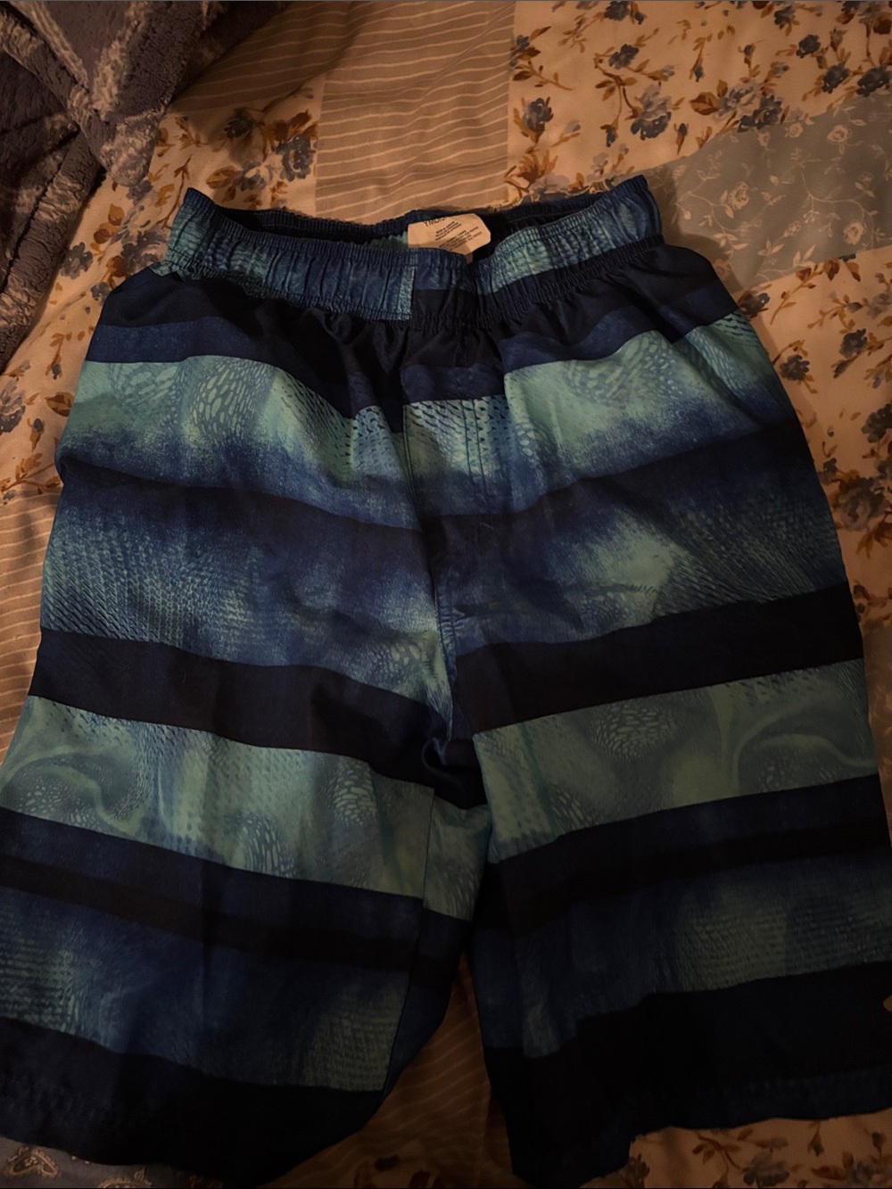 Under Armour Men’s Blue Striped Hybrid Shorts